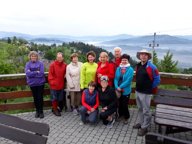 Grupa z Wisły podczas rajdu